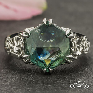 Unique sapphire engagement on sale rings